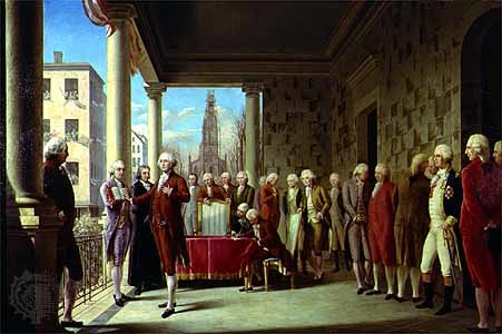 George Washington inauguration