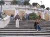Johnny on Spanish Steps in Rome