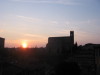 Sunset in Siena