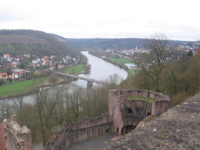 Tauber River from castle