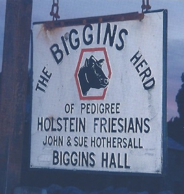 Biggins Hall Sign