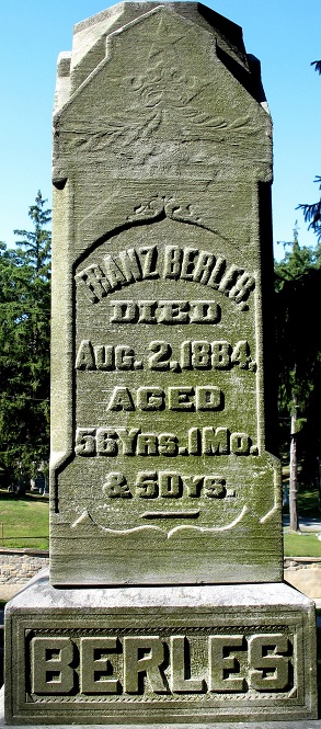 Franz Berles tombstone