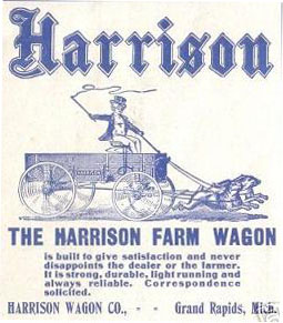 Harrison Wagon ad