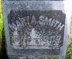 Mary A. Smith tombstone