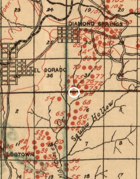 Diamond Springs Map