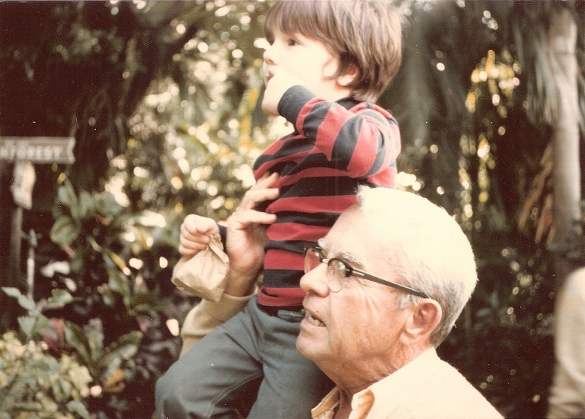 Brendan and Al Biggins, Christmas 1975