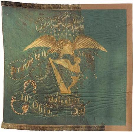 Tenth Ohio Infantry Regimental Flag